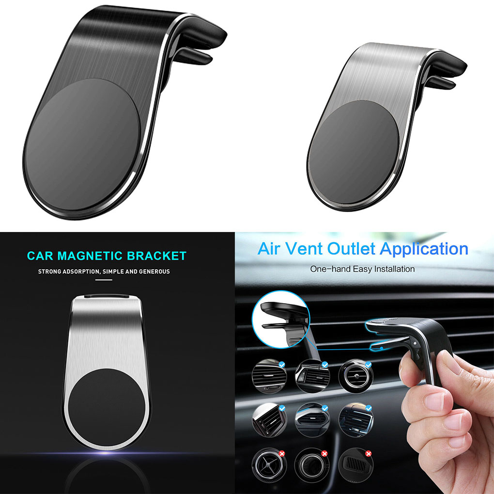 Metalen Magnetische Auto Telefoon Houder Mini Air Vent Clip Mount Magneet Mobiele Stand Voor Iphone Xs Max Voor Xiaomi Smartphones in Auto