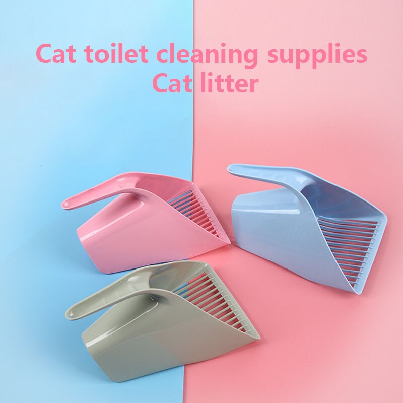 1 stk kattekuld skovl kæledyr rengøringsværktøj plastik scoop kat sand toilet rengøring  hg99