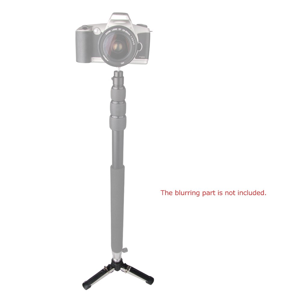 Glorie Ster Draagbare 1/4 "Schroef 3 Benen 3 Voeten Statief Unipod Monopod Base Standhouder Ondersteuning Voor Dslr Camera 3 Voeten Statief