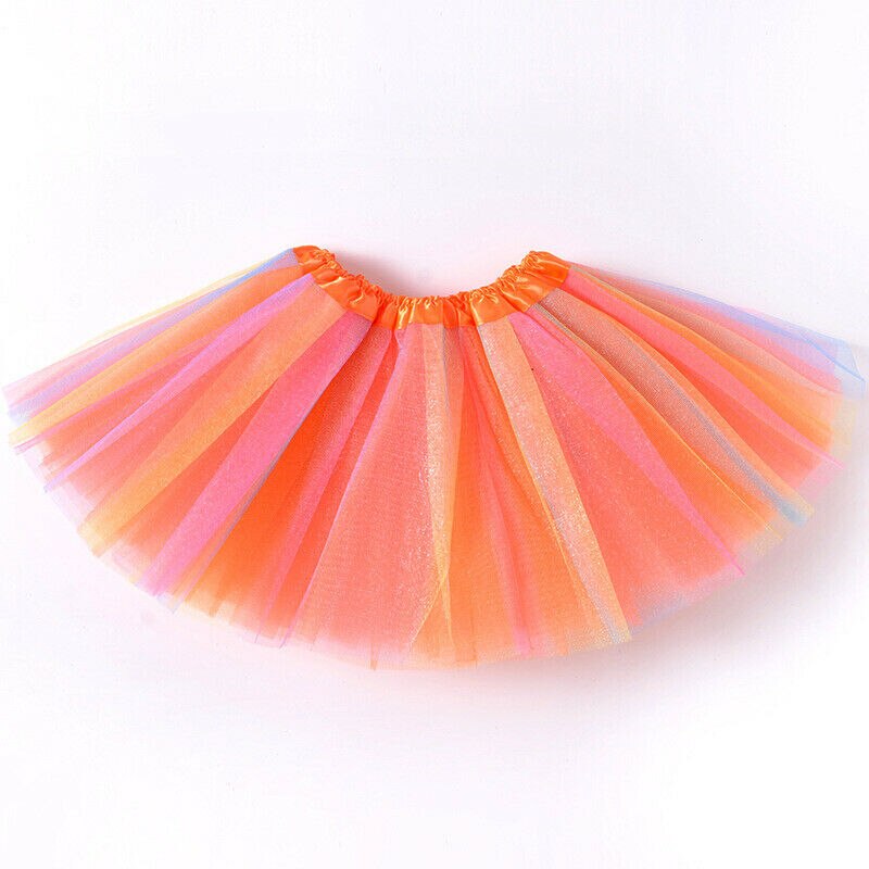 Baby Zomer Kleding Kinderen Tutu Rok Kindje Prinses Dressup Party Meisjes Kostuum Ballet Dans Slijtage Kleurrijke Chiffon Rok: G