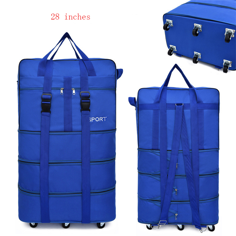 Rejsebagage hjul rejsetaske lufttransport i udlandet rejsetaske bagage universal hjul sammenklappelige mobile tasker: H -4