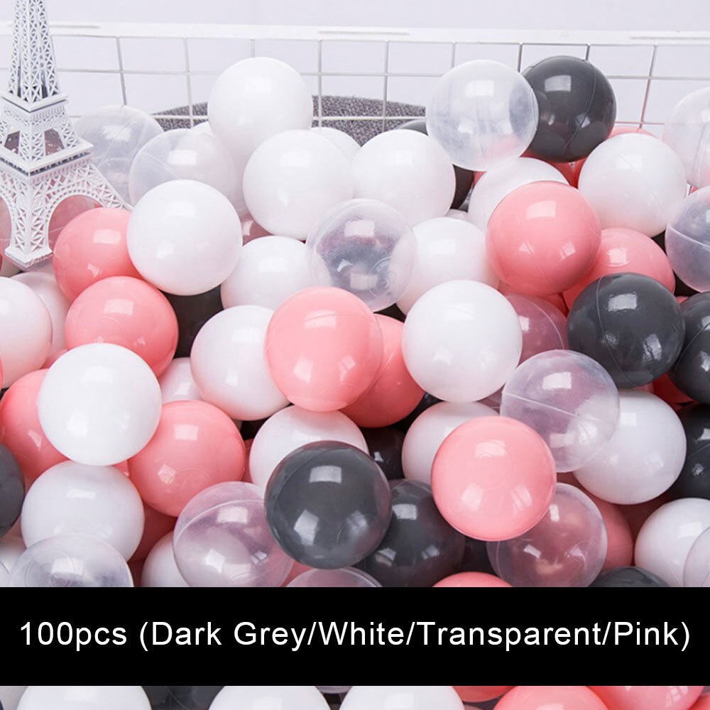 100/200 Pcs Ocean Ball Pit Baby Kid Bath Swim Toy Children Water Pool Beach Ball Plastic Toys Newborn Photography Prop Ballenbak: WJ3254A 100PCS