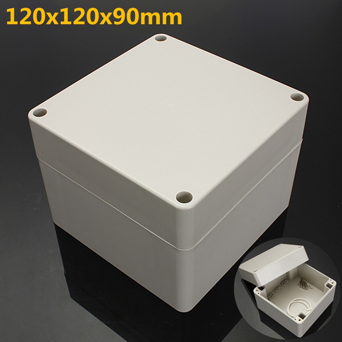 6 Size Waterproof Plastic Enclosure Box Electronic Project Instrument Case Electrical Project Box Outdoor Junction Box Housing