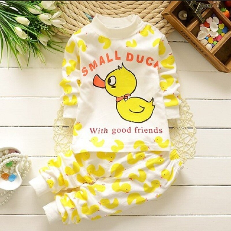 bébé vêtements bébé sous-vêtements imprimer coton ensembles automne et sous-vêtements d'hiver vêtements de bébé 1-3 ans vêtements