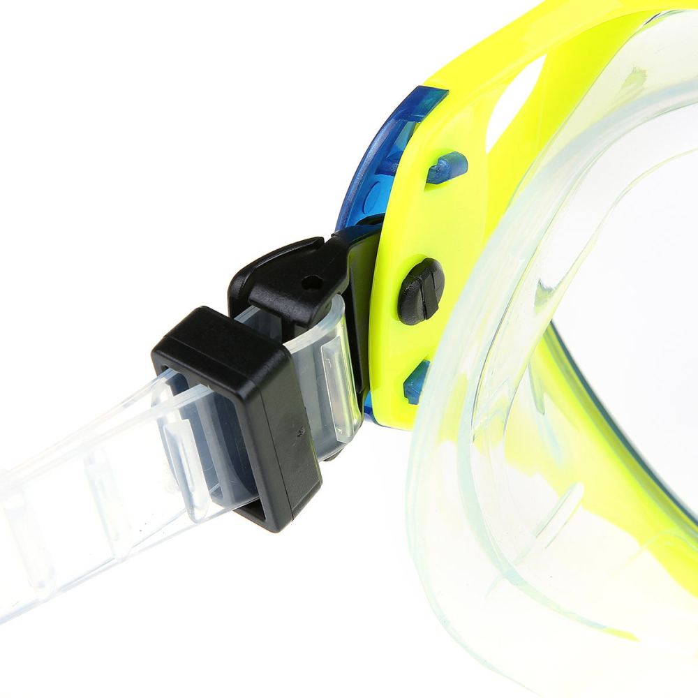 Gehard Glas Duikbril Bril Scuba Duikbril (Geel + Blauw)