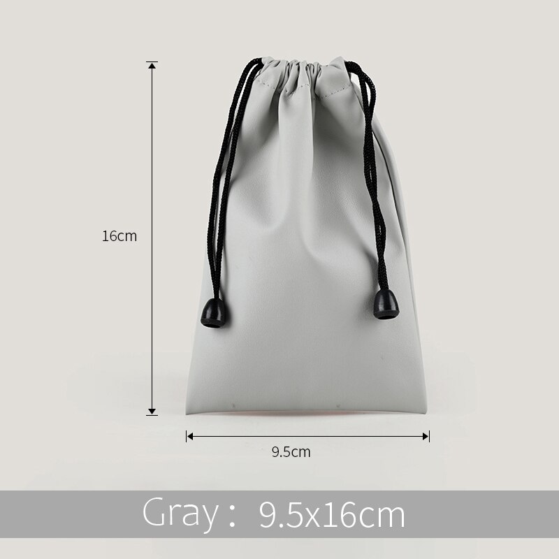 Mini portatarjetas de identificación Unisex, titular de la tarjeta de crédito empresarial, de cuero PU, Delgado, organizador de tarjetas bancarias, billetera con cremallera: Gray Gift Bag
