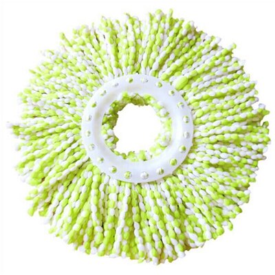 Huis Schoon Mops Set Vervangbare 360 Roterende Mops Zacht Microfiber Spinning Vloer Mop Hoofd Voor Huishoudster Thuis Floor Cleaning: green