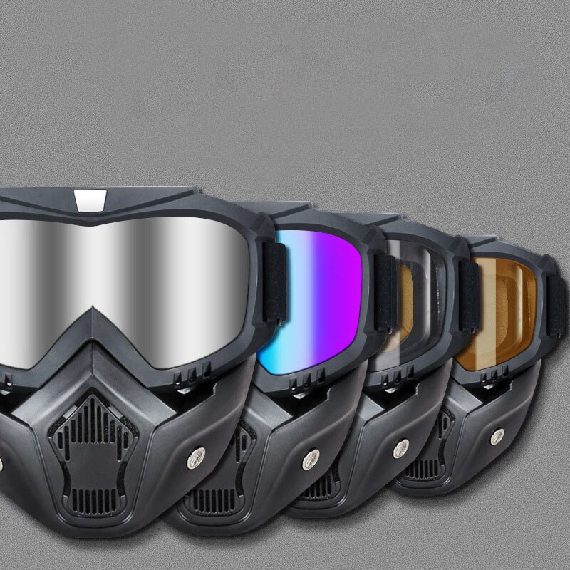 Scrambling Motorcycle Eye Protection Goggles Windproof Warm Helmet Thunder Retro Mask Goggles Windproof Sand