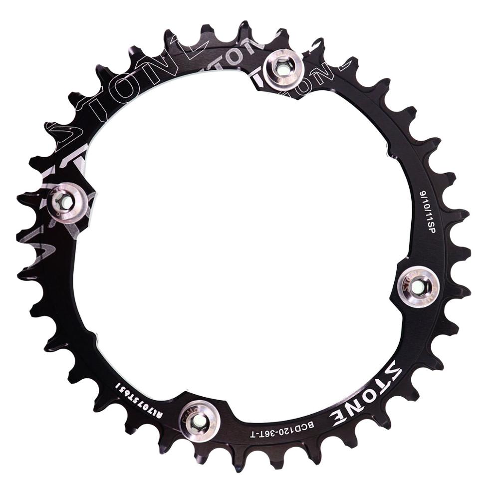 Cadena de piedra 120 BCD Oval 36t 38T 40T 44 46T 48T bicicleta de carretera MTB plato de dientes para sram XX X9
