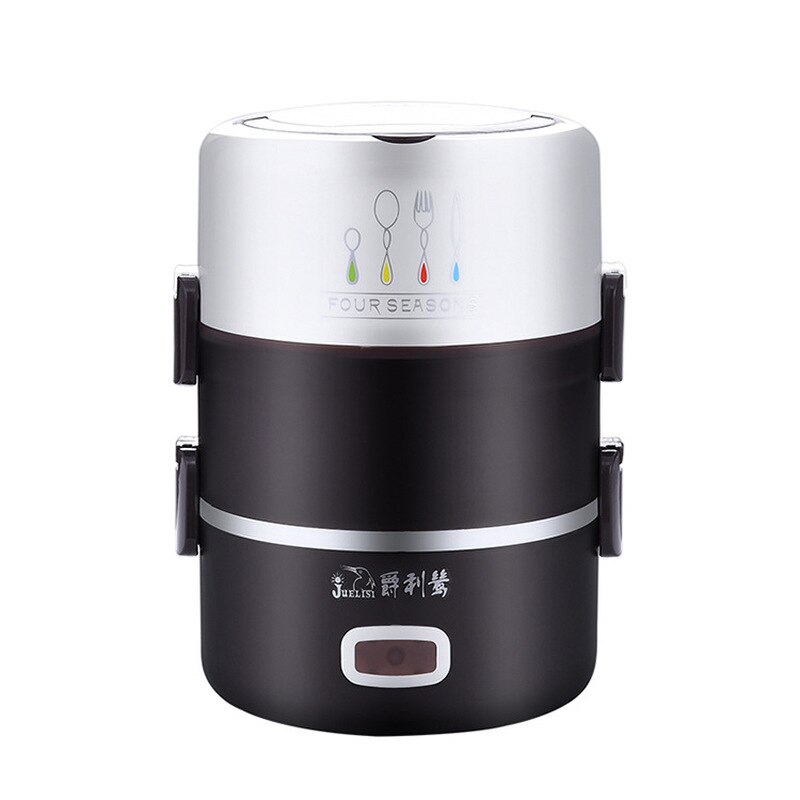 Electric Lunch Box Mini Rice Cooker Electric Pot Food Heater Small Portable Multi Cooker Egg Steamer Stainless Steel Hotpot Soup