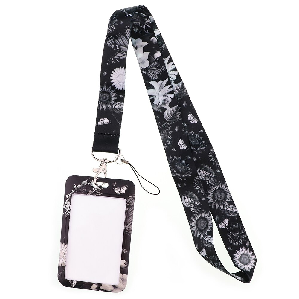 CB1362 Sunflower Cell Phone Lanyard For Phone Straps Keychain Camera Strap ID Card Gym USB Hanging Rope Accessories