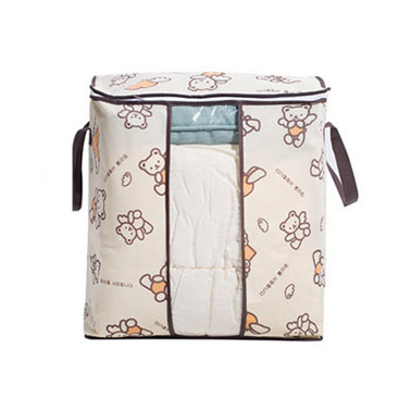 neue vlies Kleidung Lagerung Tasche Schrank Wandschrank Organizer Klapp Gewand Decke Lagerung Tasche für Bettwäsche Decke Kissen: Bär-1