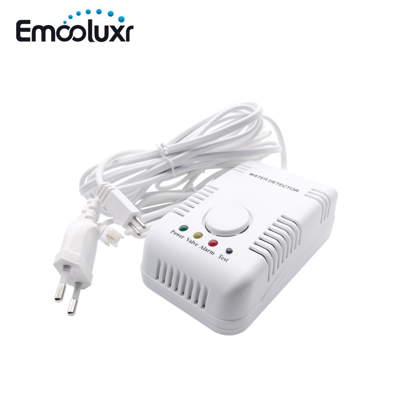 Water Leakage Alarm Sensor Home Intelligent Water Leak Safety System with Long Sensitive Sensor Probe and Manipulator Valve