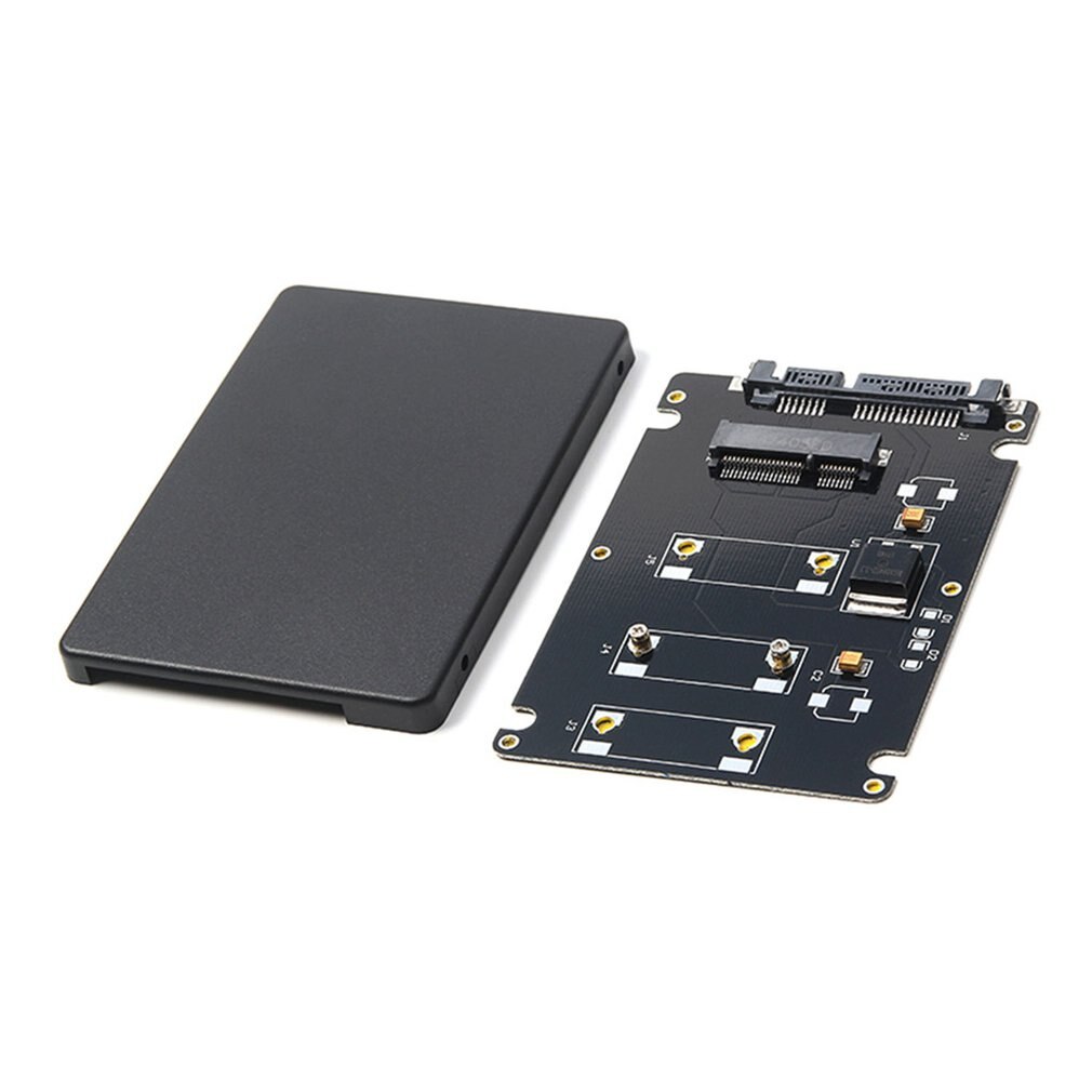 MSATA a SATA adattatore scatola mini Pcie mSATA SSD da 2.5 pollici SATA3 Scheda Adattatore con il Caso 60321 Connettore