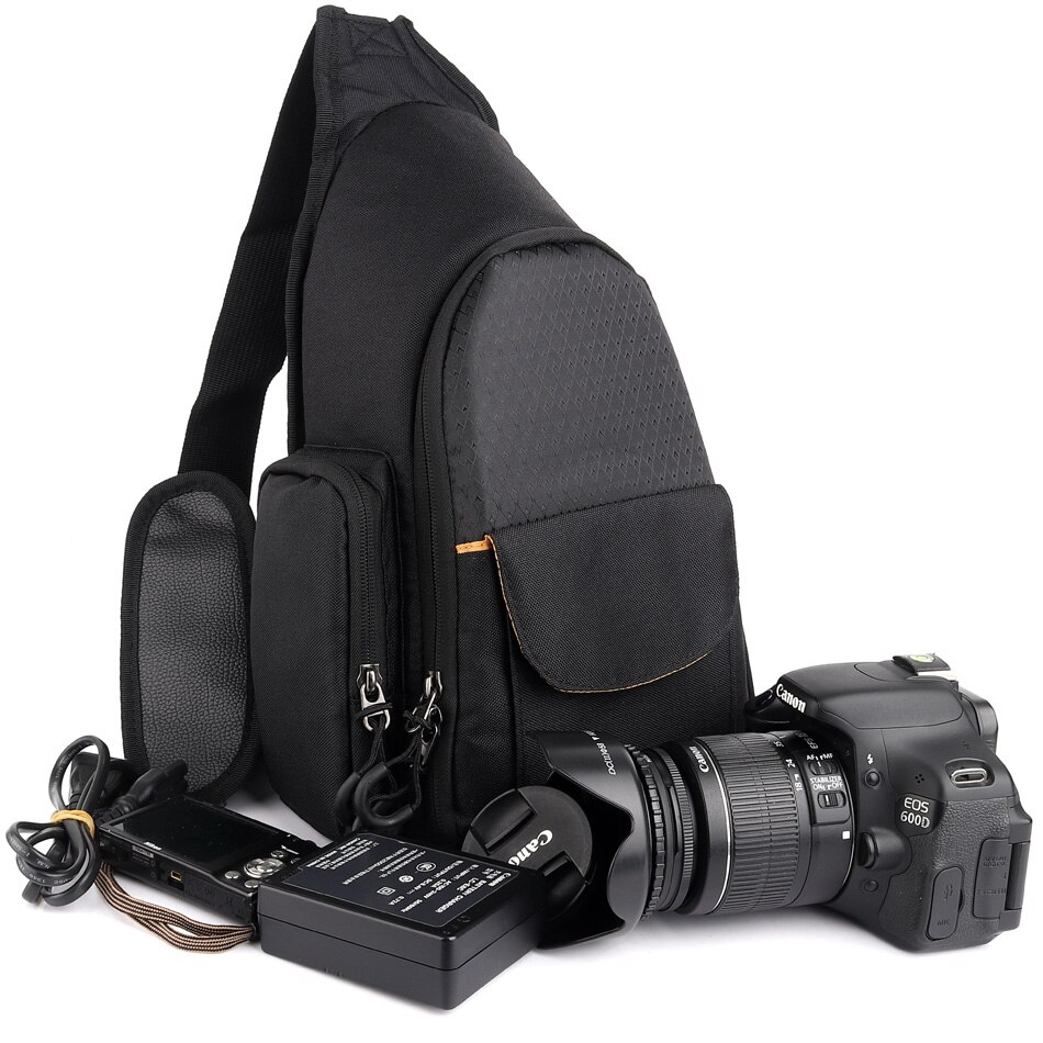 Vanntett foto ryggsekk kamera bag til sony kanon eos nikon panasonic olympus fujifilm utendørs reisekamera sak linsepose: misligholde tittel