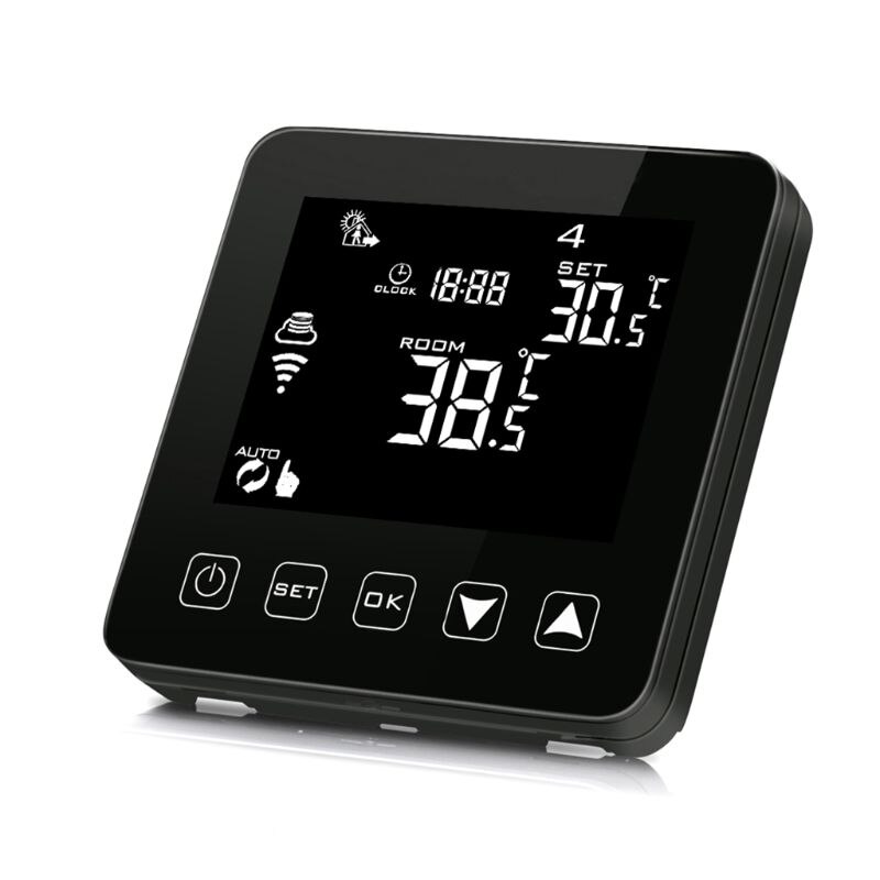 ! Wifi Programmeerbare Thermostaat Echo Alexa Voice Control Elektrische Vloerverwarming Kamer Temperatuurregeling 16A 100-240V