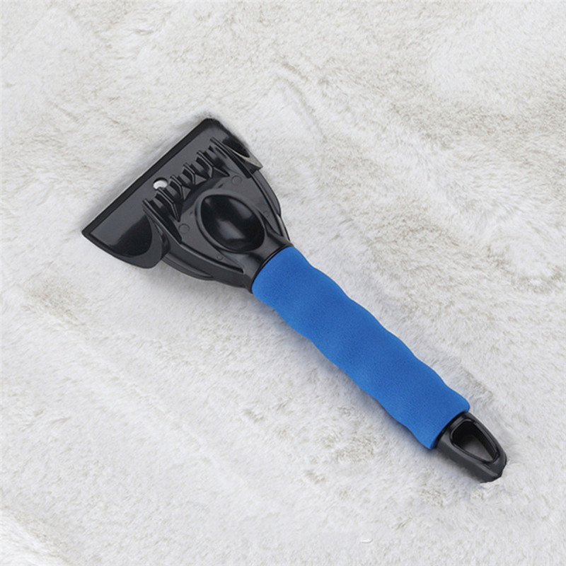 Winter Outdoor Snow Shovel Tools Hiking Handle Garden Multifunctional Ice Remove Garden Tools Shovel Snow Shovel: Blue