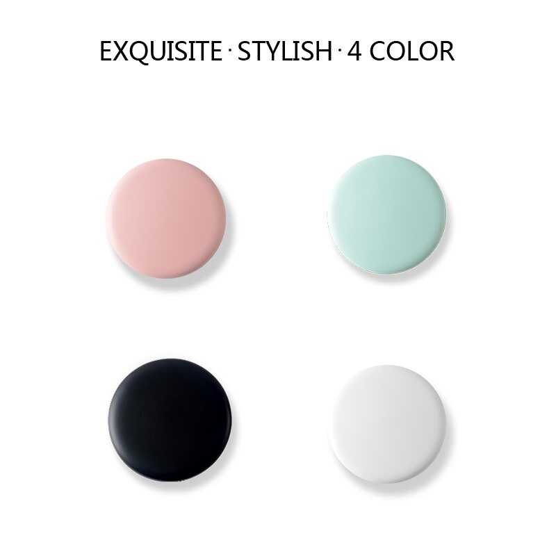 Espejo LED de bolsillo para maquillaje, Mini, portátil, con luz recargable, compacto, de mano, 1x aumento, plegable, espejo de belleza