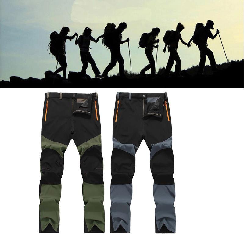 Men Outdoor Hiking Pants Waterproof Walking Sport Camping Skiing Climbing Trousers Long Pants