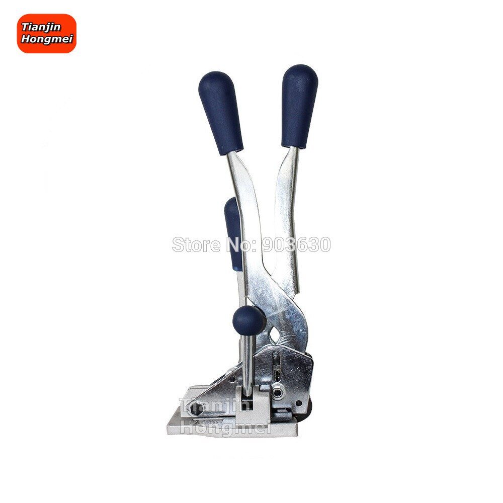 Multifunction Strapping Tool 3-in-1 Sealer Tensioner Cutter,Manual Banding Tool, Efficient Poly Strapping Tool for 1/2&quot; Width