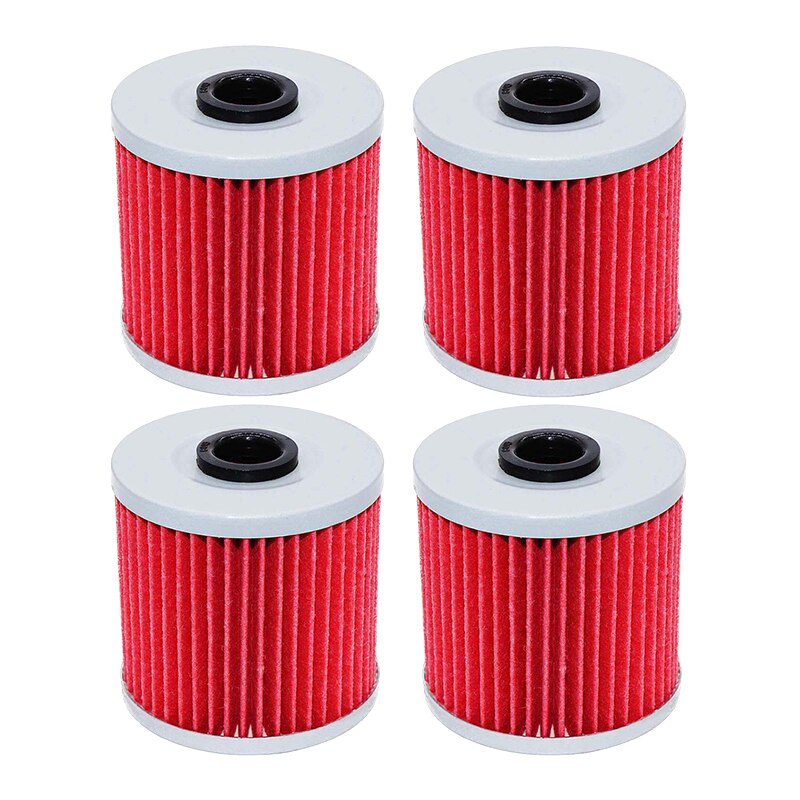 1/2/4pcs Filtro De Óleo Da Motocicleta para KAWASAKI BJ250 TR250 Estrella 250 Lakota 300 KLF220 KEF300 Bayou KLF250 KLF300 KLT200 KLT250
