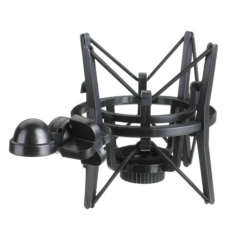 microphone holder with integrated microphone Mic pop shield pop filter