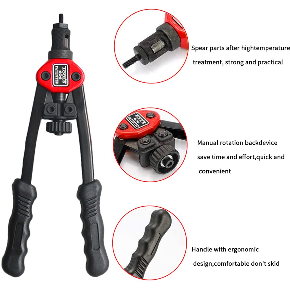 Hand Blind Riveter Guns Rivet Nut Tool Mandrels Riveter Guns Rivet Gun RIVET NUT TOOL Setter Kit Modifications