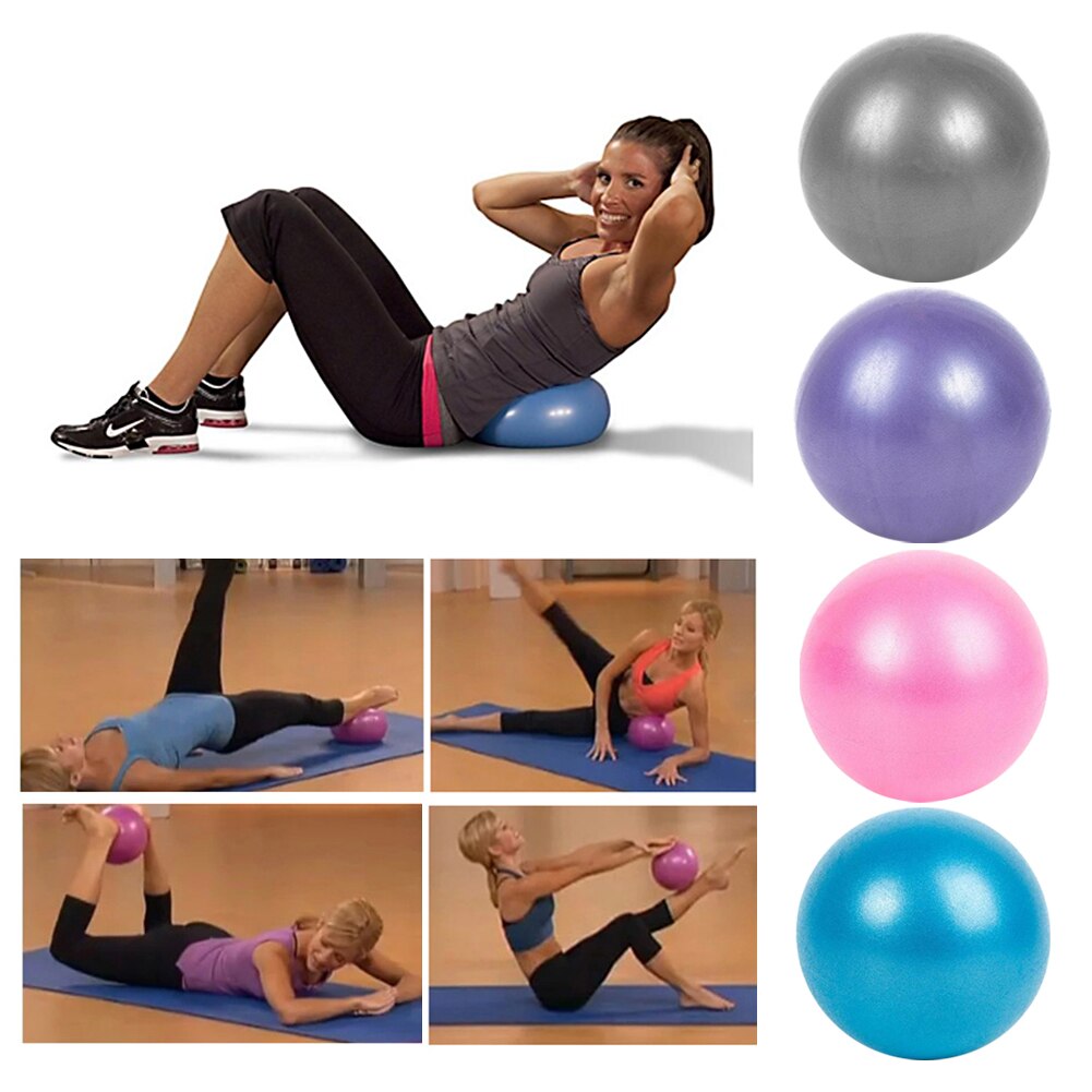 Bola de Yoga 25cm Yoga Fitness balón para Core Entrenamiento de Interior de gimnasia Fitness Pilates bola Balance ejercicio de pelota de Yoga ejercicio