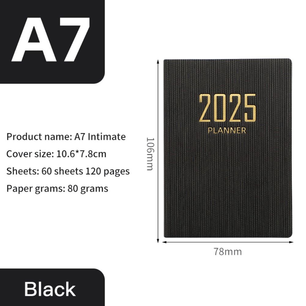 minimalistisch isches a5 2025 Agenda Buch mit Kalender zu tun Liste a5 Notizbuch Spanisch Morandi Farbe 2025 Planer Notizbuch Schul büro: Freier Raum