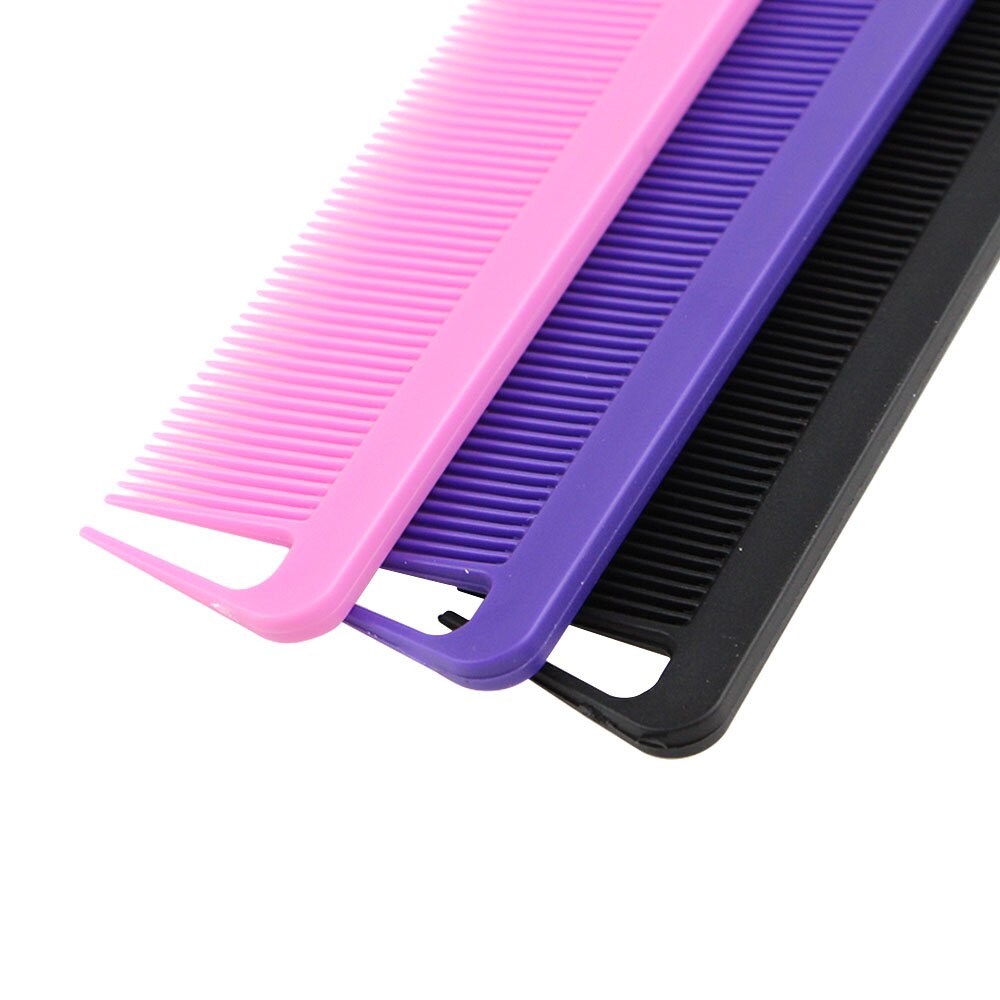 Combs Hair Salon Dye Comb Separate Parting For Hair Styling Hairdressing Antistatic Comb Metal Pin Hair Style Rat Tail Comb
