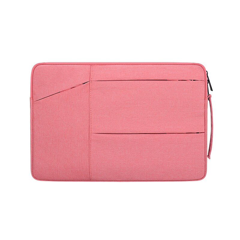 Portátil Bolsa para Macbook Air 11 aire 13 "Pro Retina 12 14 15 DE 15,6 pulgadas del ordenador portátil caso manga de funda de tableta PC para Xiaomi aire Dell HP: Pink / 14.1 inch