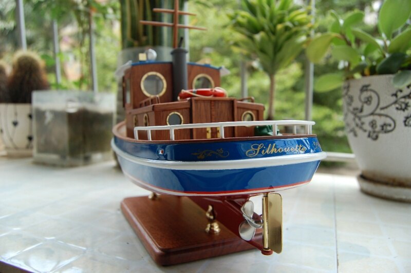 Micro Tug boat M3 1:18 273mm Wooden model ship kit RC model wood model kit