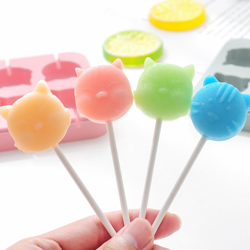 100PCS Paper Lollipop Sticks Food-Grade Paper Pop Sucker Sticks Cake Pop Sticks For Lollipop DIY Candy Chocolate Sugar Pole