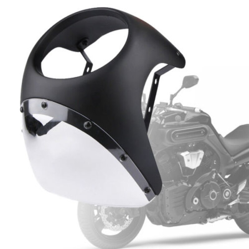 Carenado para carrocería de motocicleta, cubierta fina para parabrisas de 7 ", para Cafe Racer