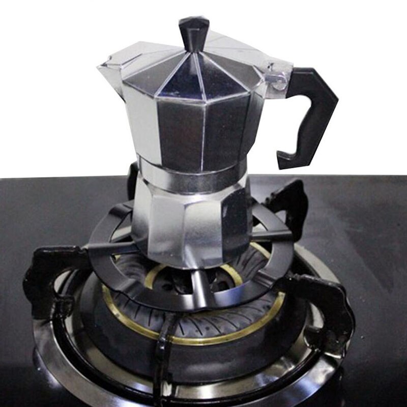 Aluminio apoyo cocina reductor de la estufa de Gas accesorios duraderos café estante fuego anillo a salvo cocina maceta Moka portátil