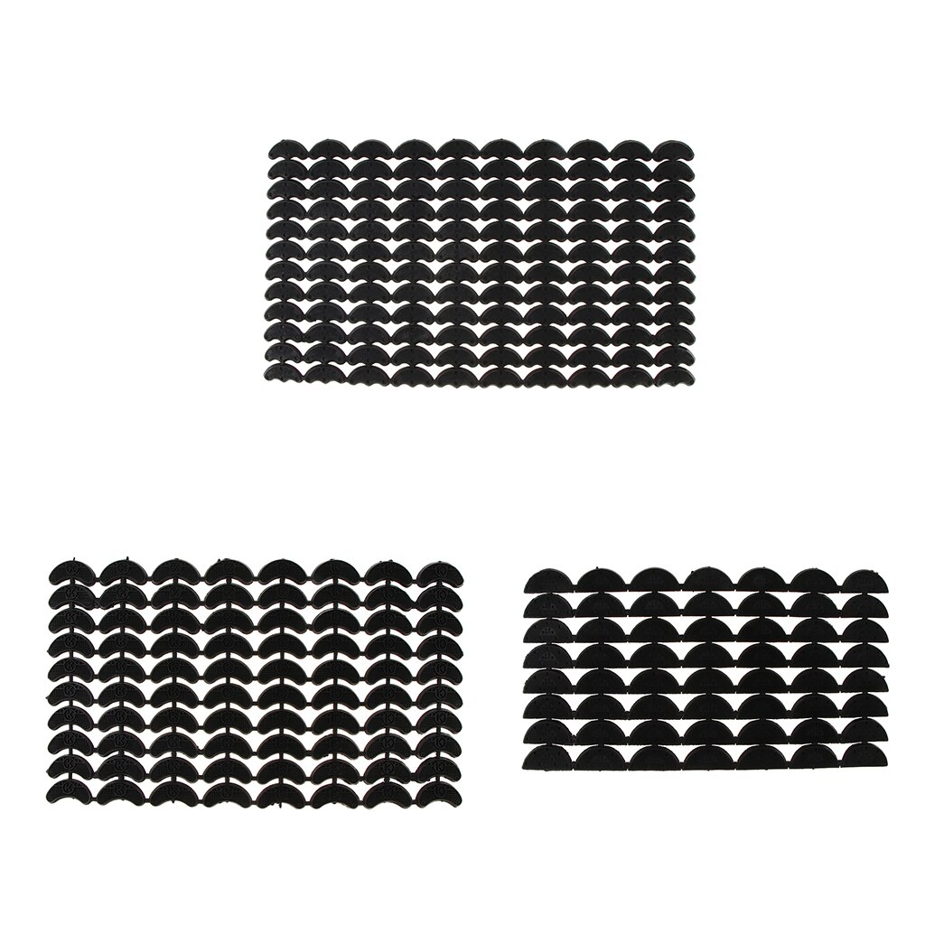 Puntas de tacón para reparación de tacones de goma, plástico y cuero, varios pares