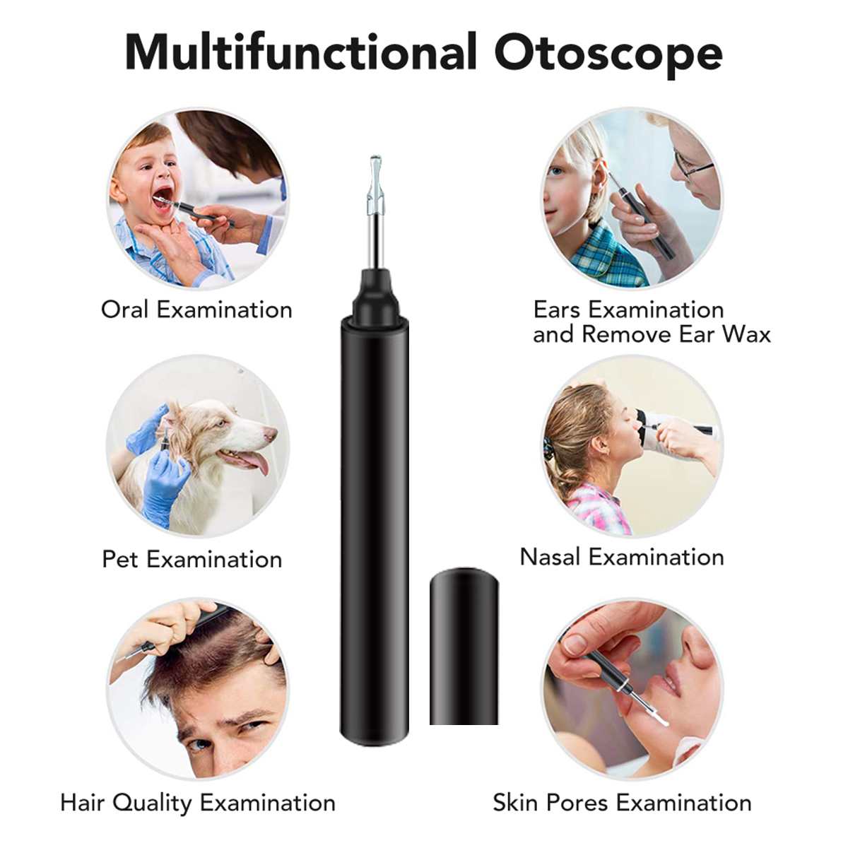 Ear Endoscope USB WIFI Smart Visual Earpick Handheld Earwax Remover Tool Multifunction For iOS Android Phone Tablet Ear Stick