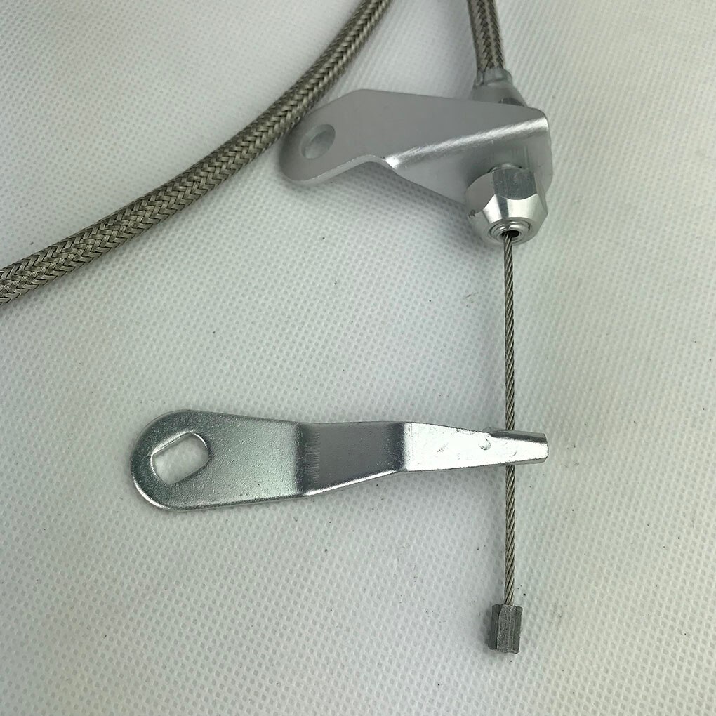 Stainless Steel Braided Car Kick Down Cable Detent Transmission Kickdown Trans Replacement for Ford C4