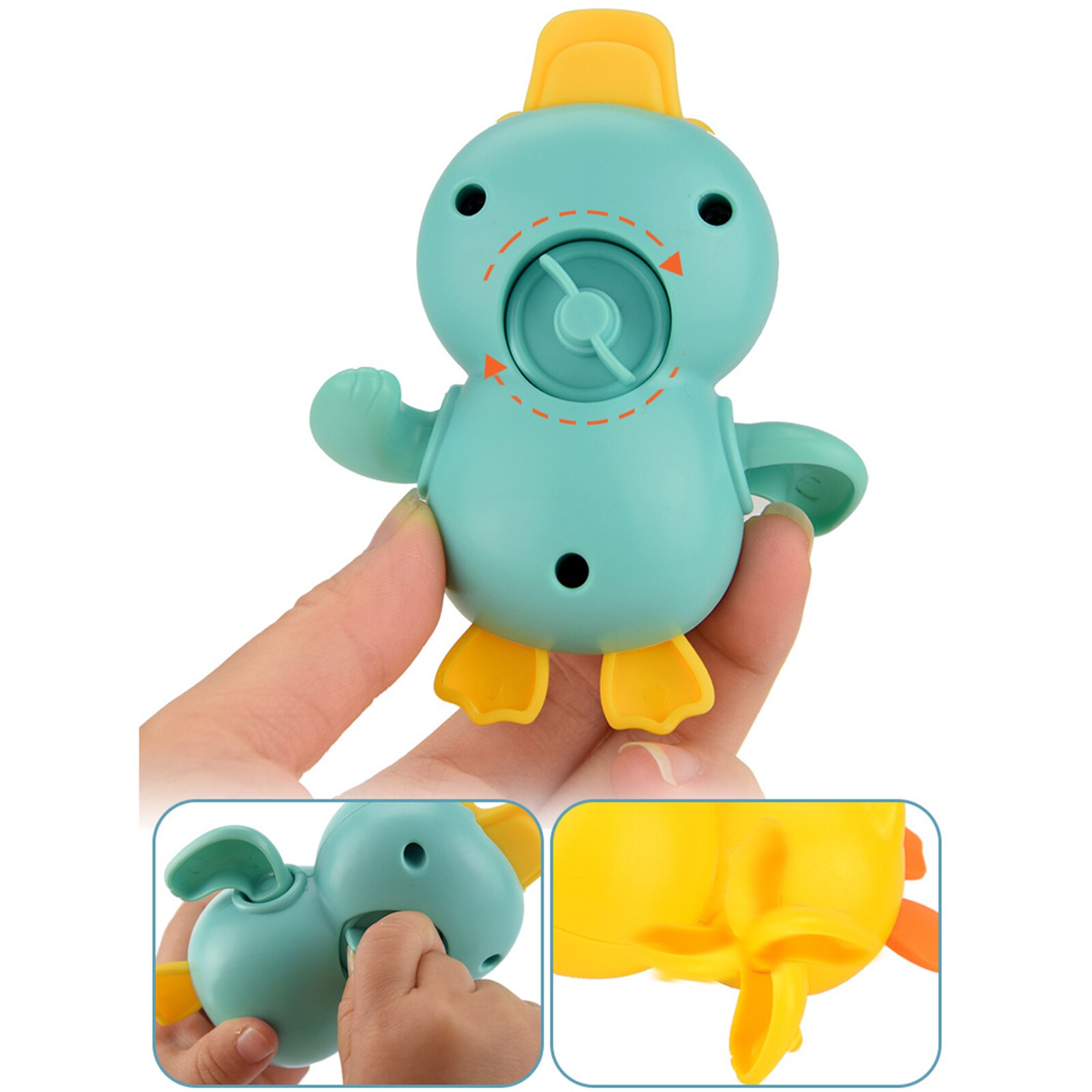 Juguete de baño para bebé, bañera para nadar, juguete de piscina con mecanismo de relojería, juguete de baño para animales, juego de ducha para niños,