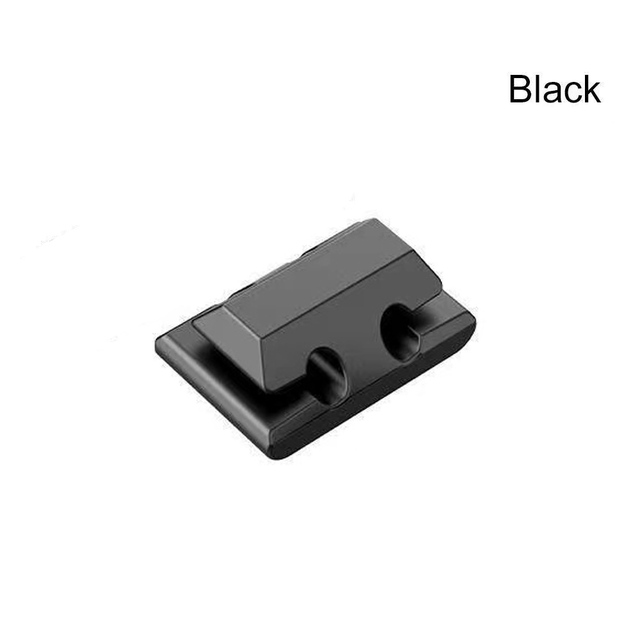 Silicone Cable Organizer USB Data Cable Winder Flexible Cable Management Cord Clips For Mouse Headphone Earphone Car Wire Holder: Red
