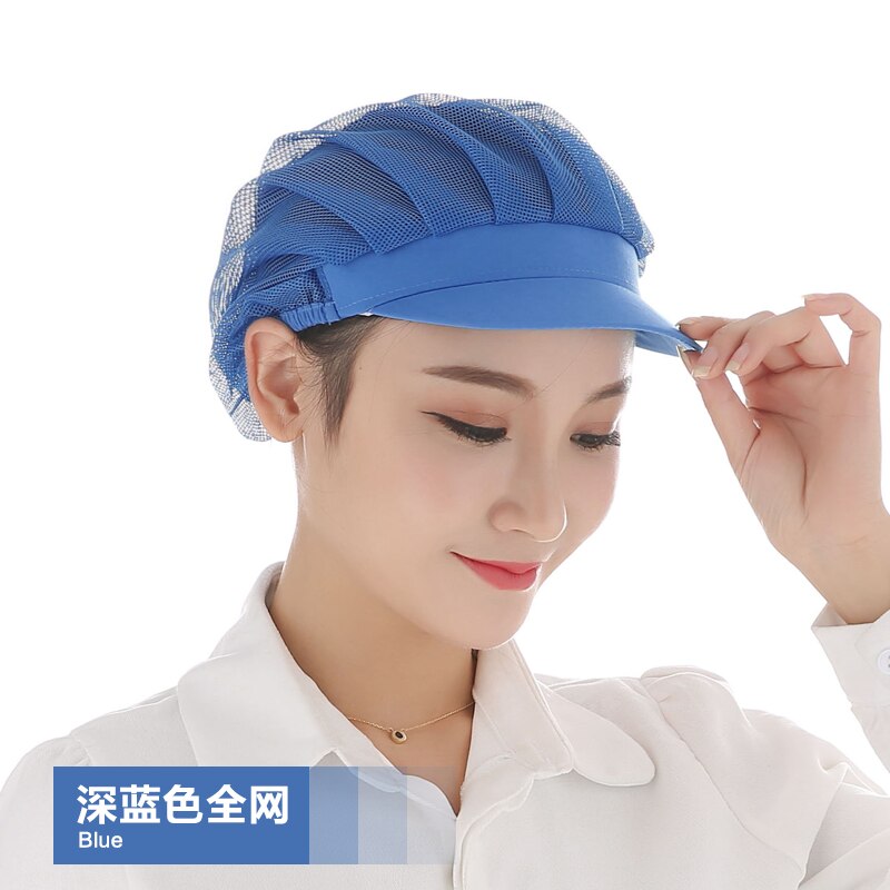 Elastic Chef Net Hat Restaurant Hotel Canteen Kitchen Uniform Cooking Hat Bakery Cafe Waiter Workwear Hat Workshop Hat Unisex: 10
