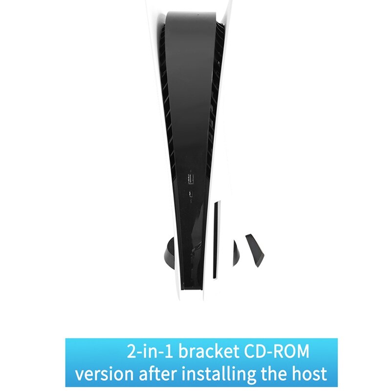 for PS5 Two-In-One Bracket Optical Drive Board Digital Version 2 in 1 Bracket Base Host Bracket for PS5 Upright Bracket