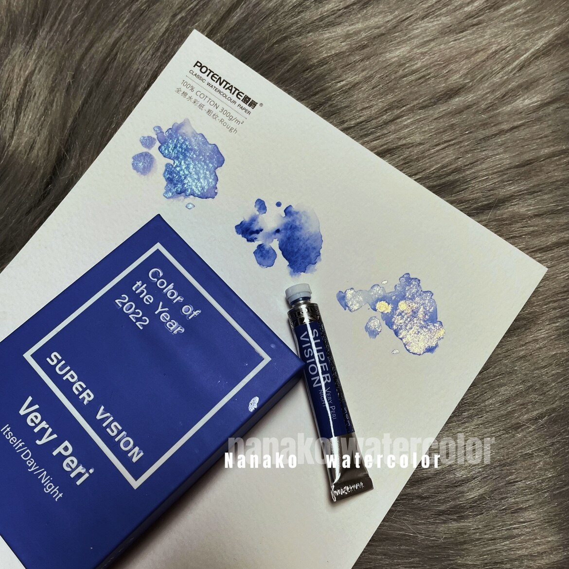SUPER VISION color of the year 2022 watercolor paint 3 colors 0.5ml 1ml 2ml art nail supplies