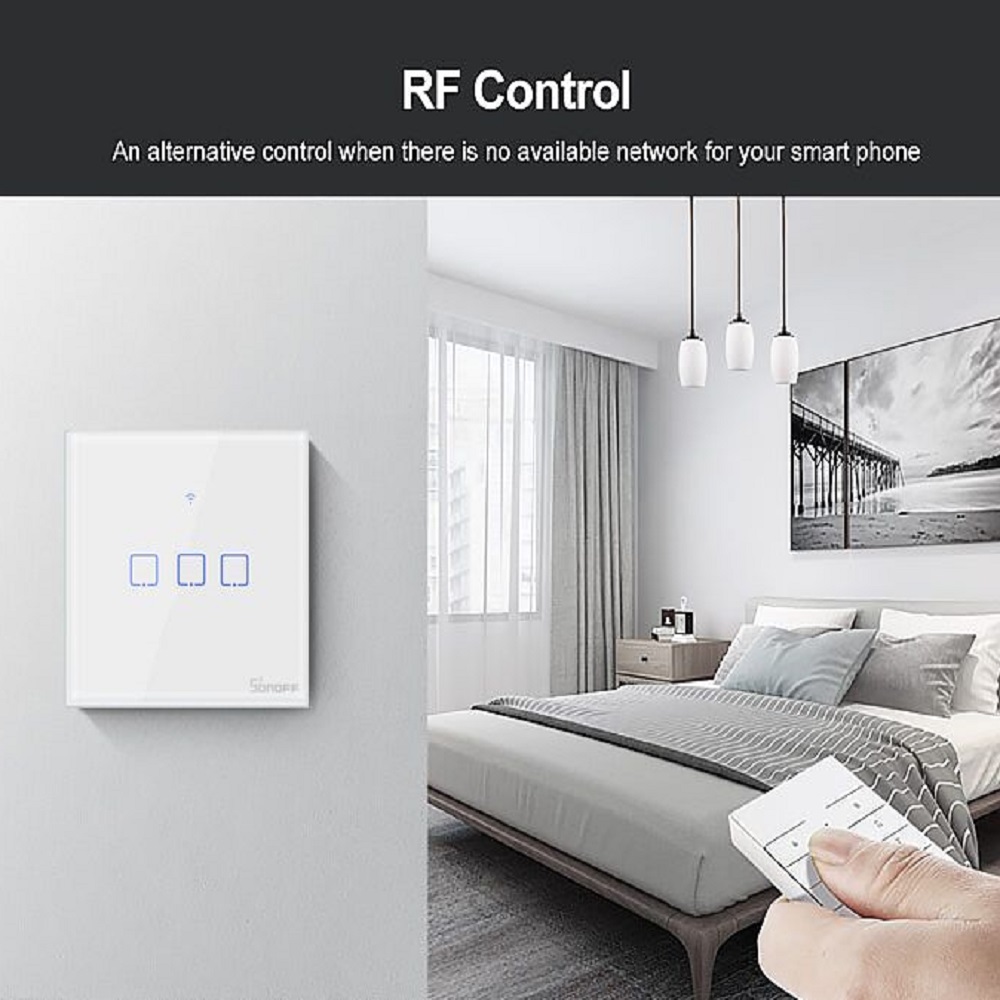 SONOFF TX T1 EU UK 1 2 3 Gang Wifi Muur Touch Scha Grandado