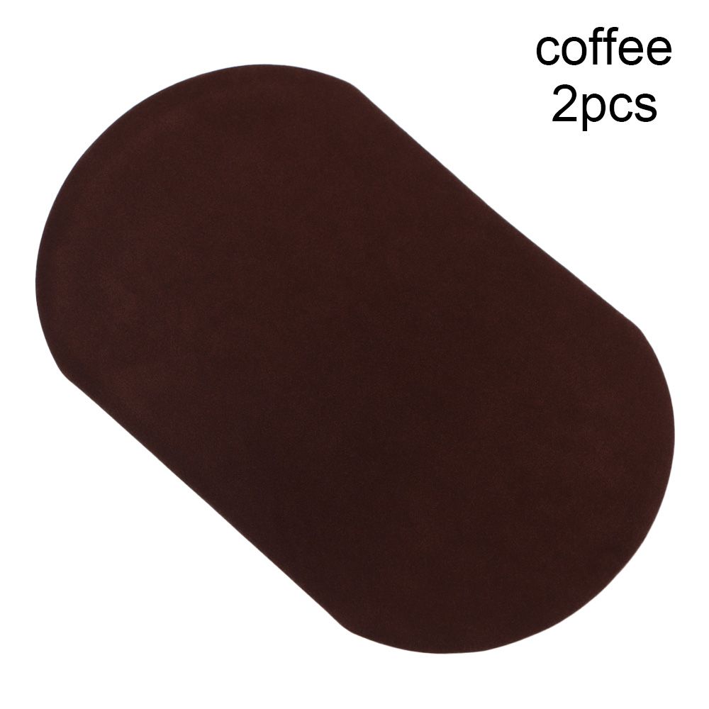 2Pcs Imitation Buckskin Stickers Clothes Patches Elbow Iron on Patch Leather Pants Knee Appliques Clothes Sewing Tools: Antique Copper