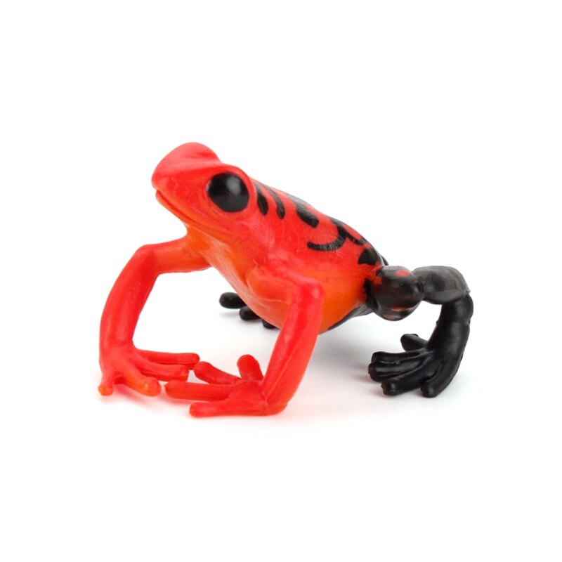 N84E Funny Plastic Made Realistic Frog Trick Scary Accessories Party Favor Supplies Kids Relieve Boredom: Burgundy