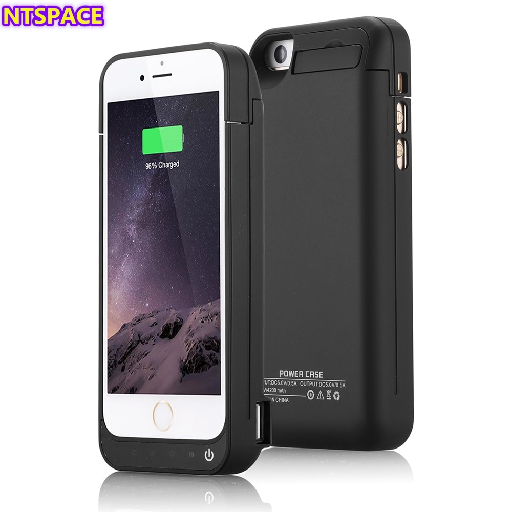 4200 Mah Uitgebreid Telefoon Batterij Case Voor Iphone 5 Draagbare Power Bank Case Voor Iphone 5 S Acculader case Voor Iphone Se