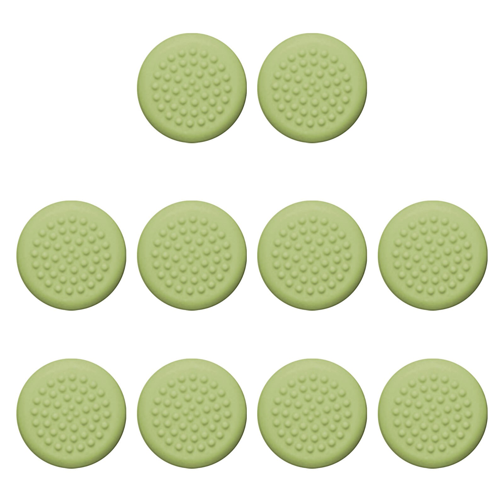 10Pcs Siliconen Thumb Stick Caps Vr Quest 2 Touch Controller Thumbstick Caps Voor Oculus Quest 1/2/quest Rift S Vr Controller: Green