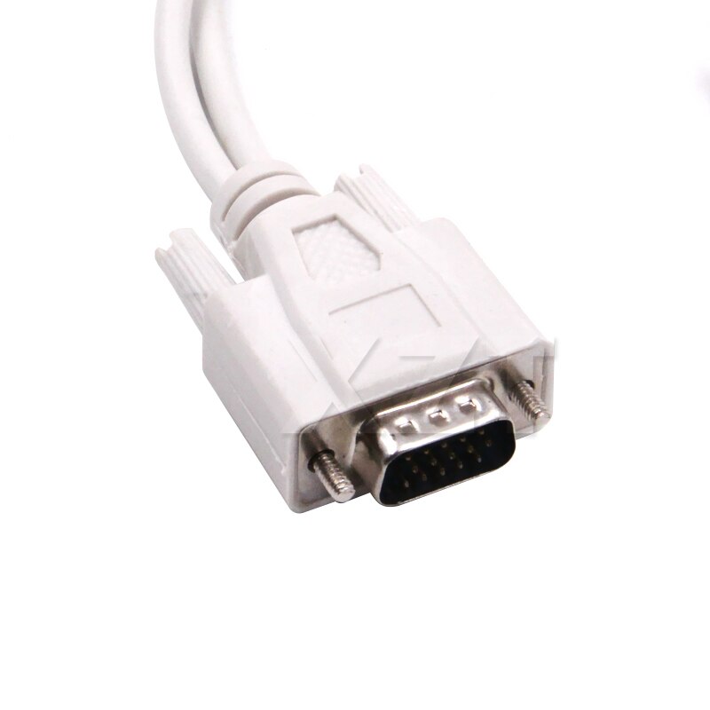 15 Pin VGA Male to 2 Female Y Splitter Video Cable SVGA Monitor Adapter Extension Converter Lead for PC TV Projectors