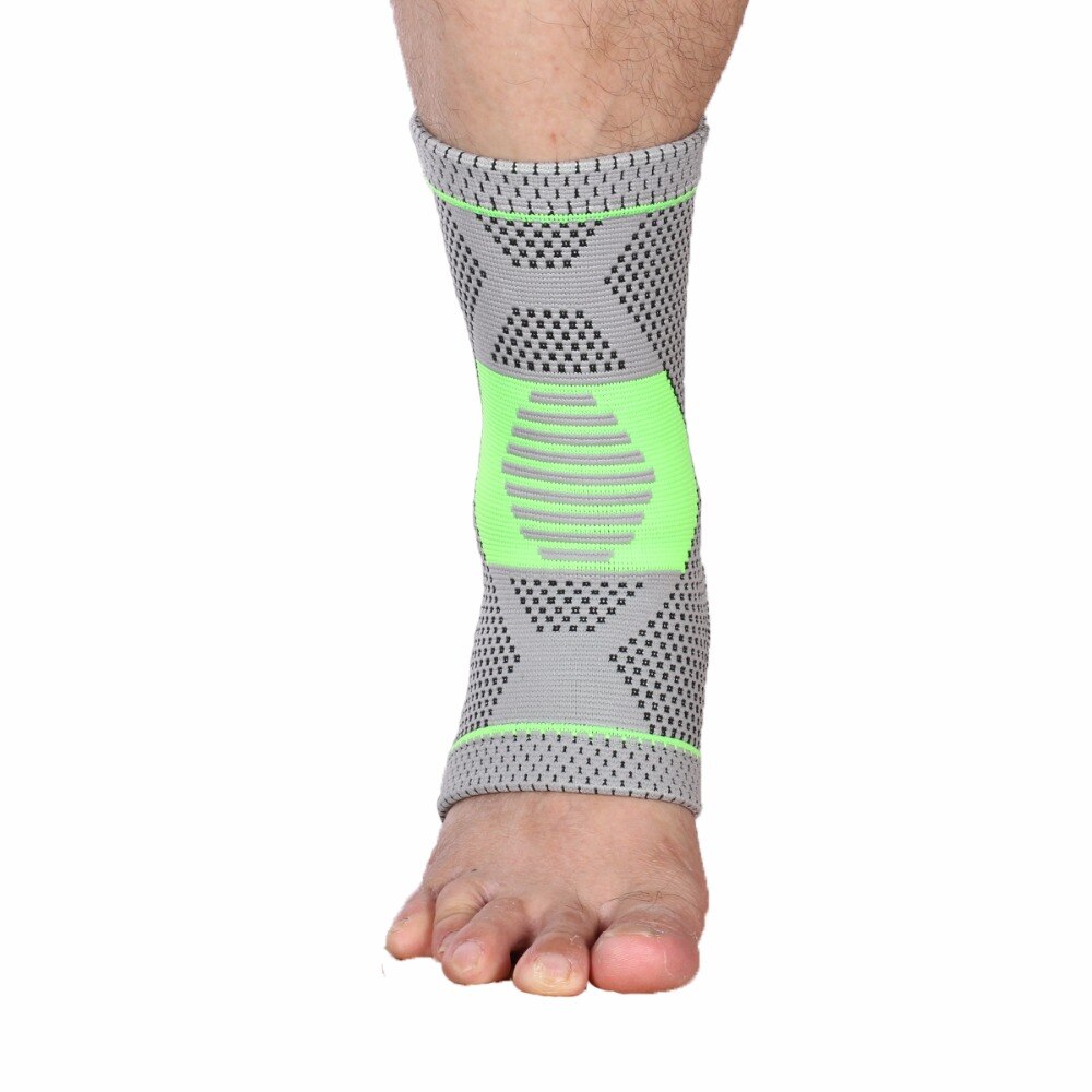 1 stks Elastische Nylon Bescherming Enkel Ondersteuning Brace Strap Ankle Brace Badminton Basketbal Voetbal